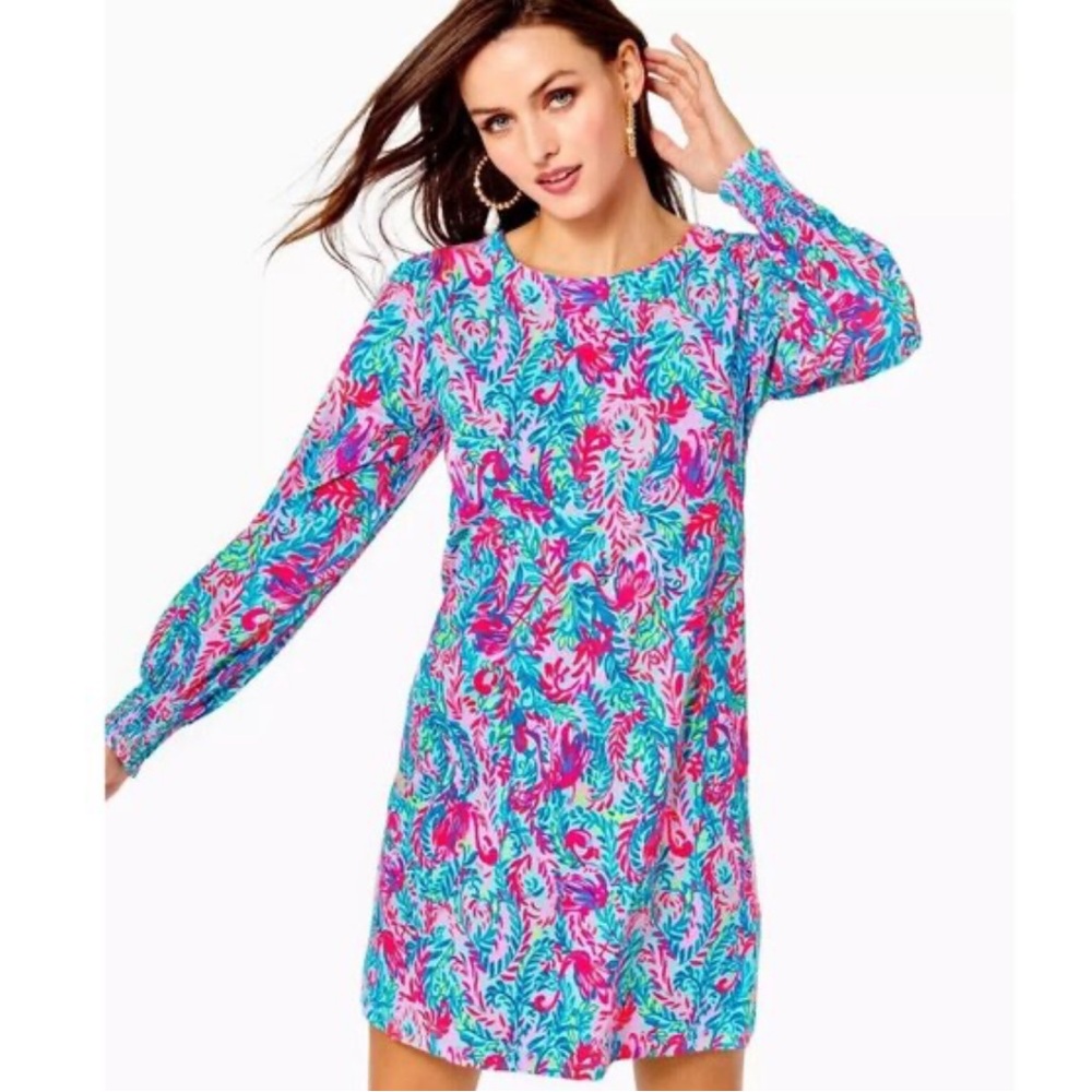 Lilly Pulitzer Diann Cotton Long Sleeve Dress